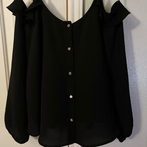 Women's black blouse